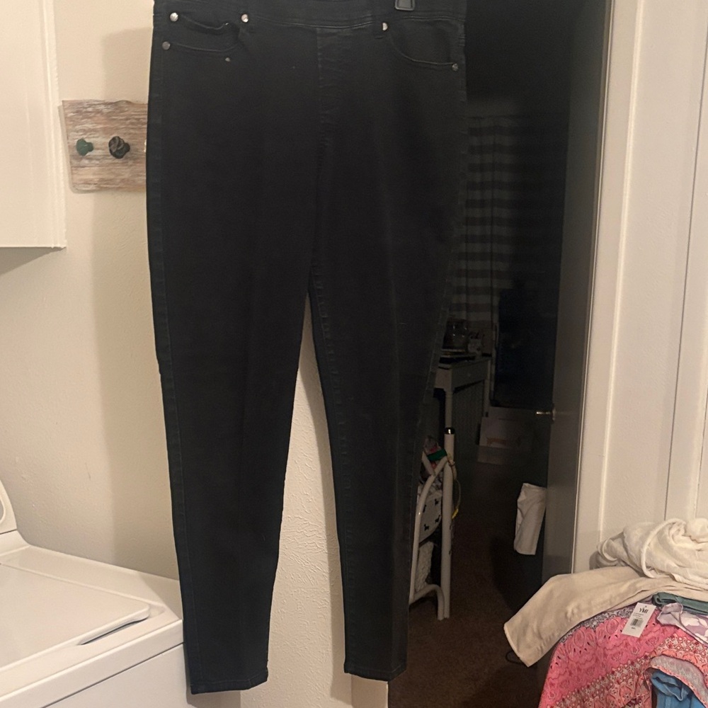 DG2 by Diane Gilman Black Skinny Jeans